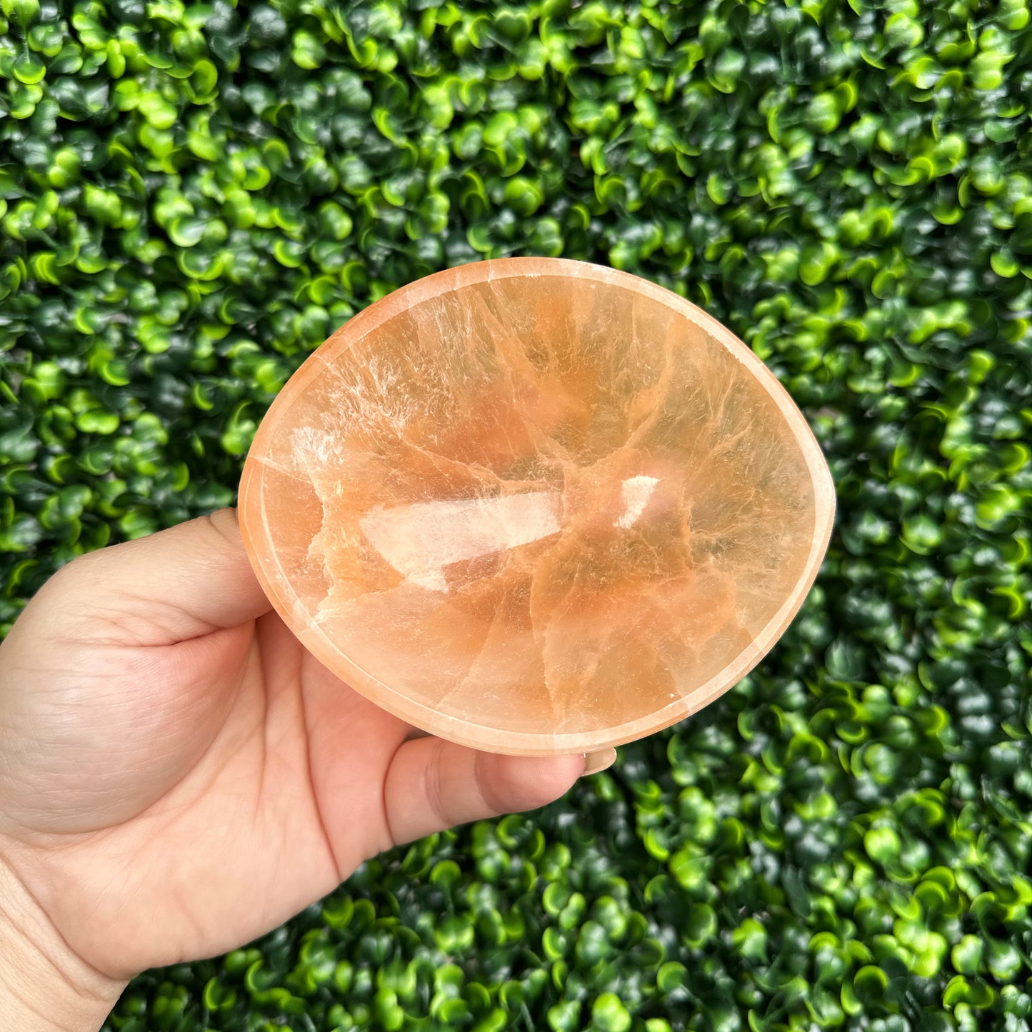 *Bowl - Orange Selenite