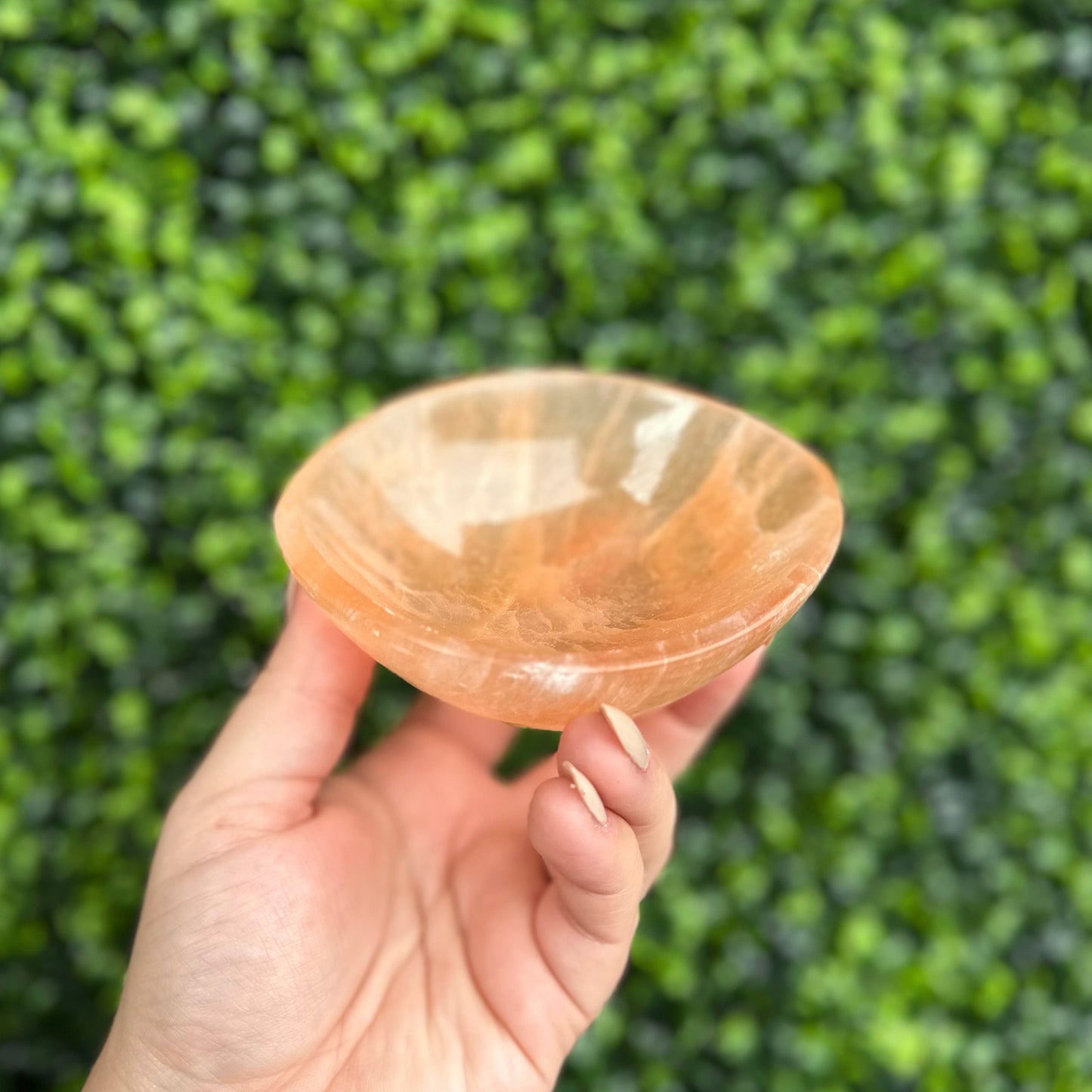 *Bowl - Orange Selenite