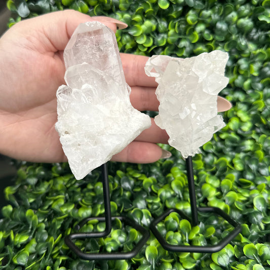 *Clear Quartz On Stand